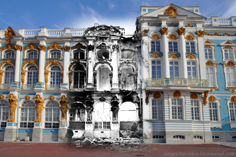 Illustration for article titled These Time-Warp Photos Show Six Cities In the Past and Present